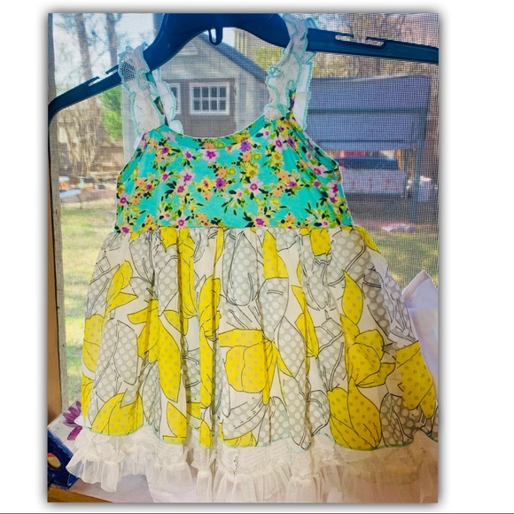 Mini Mini Spring Baby Girl Dress 18 months - Picture 3 of 6